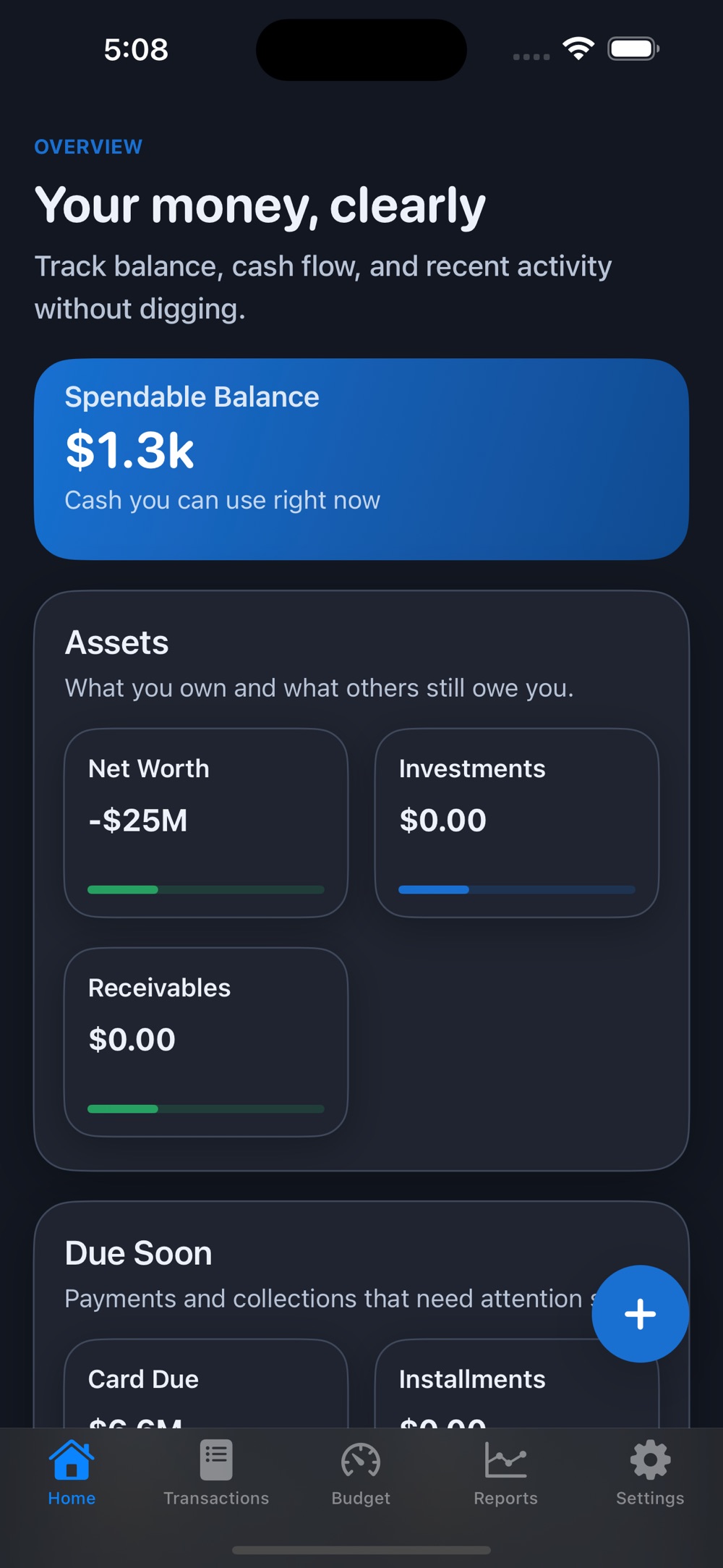 MoneyFlow Ledger: offizielles Bildschirmfoto 1